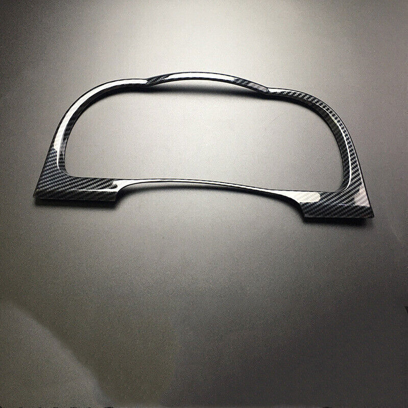 for Toyota Highlander 17-2019 Carbon Fiber Dashboard Panel Frame Cover Trim 1PCS