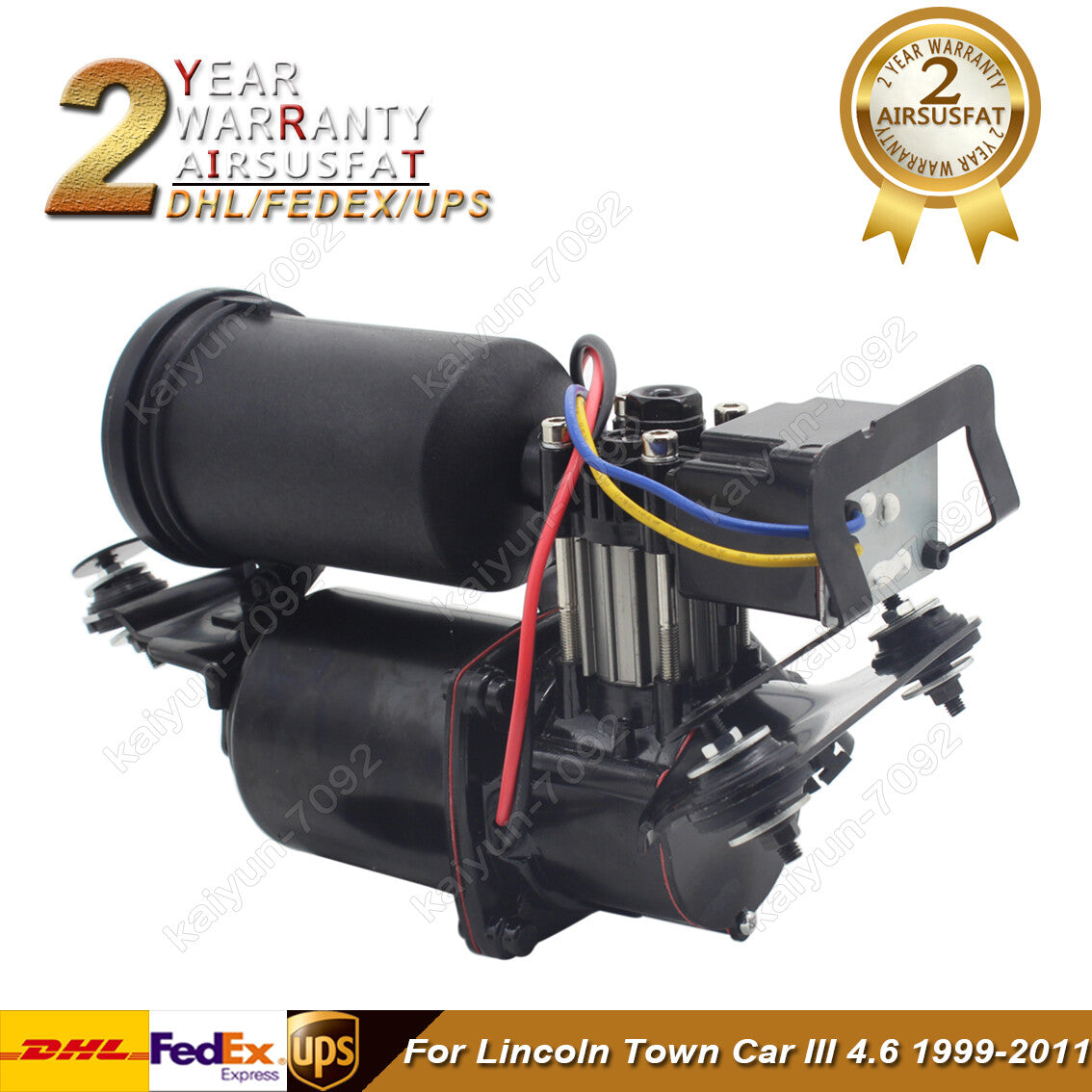 Air Suspension Compressor for Lincoln Town Car III 4.6 1999-2011 F8VZ5319AA New