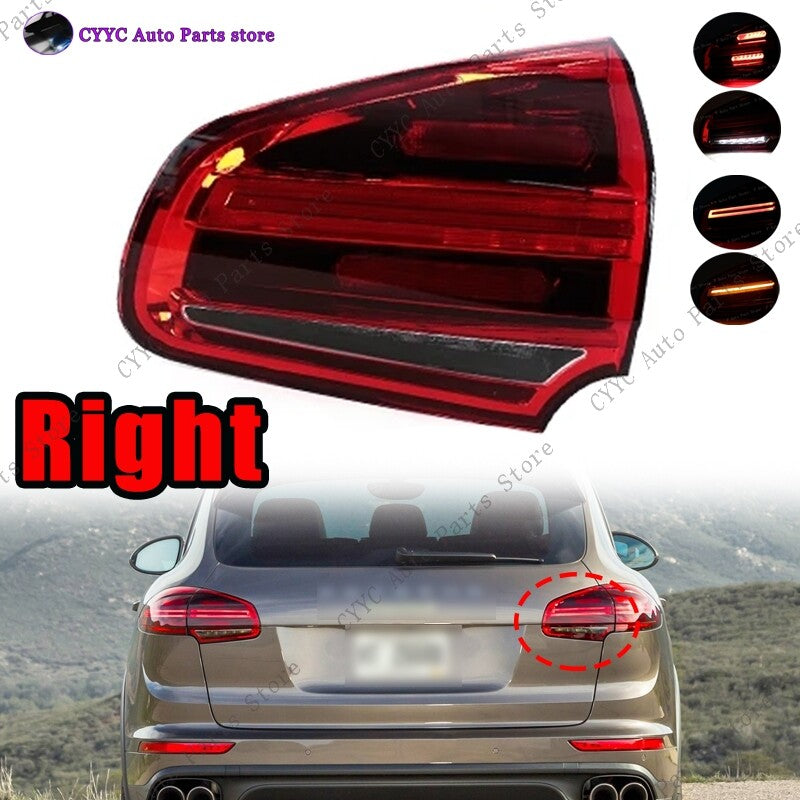 Right for Porsche for Cayenne 2015-2018 Tail Lamp LED Rear Tail Light Assembly