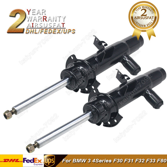 2X for BMW 3 4 Series F30 F31 F32 F33 F80 xDrive EDC Front Shock Absorbers 4WD