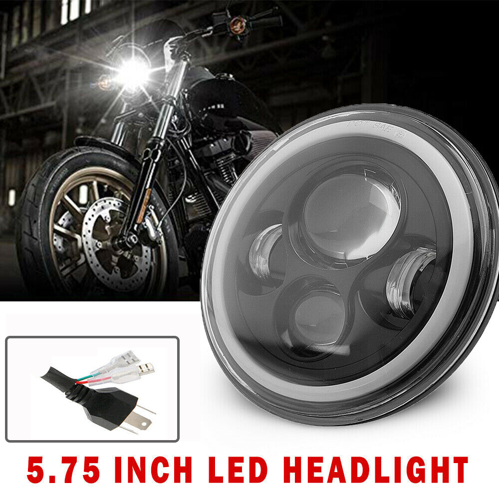 Motorcycle LED 5-3/4 inch headlight with turn signals suitable for Motor Sportster XL 1200 883