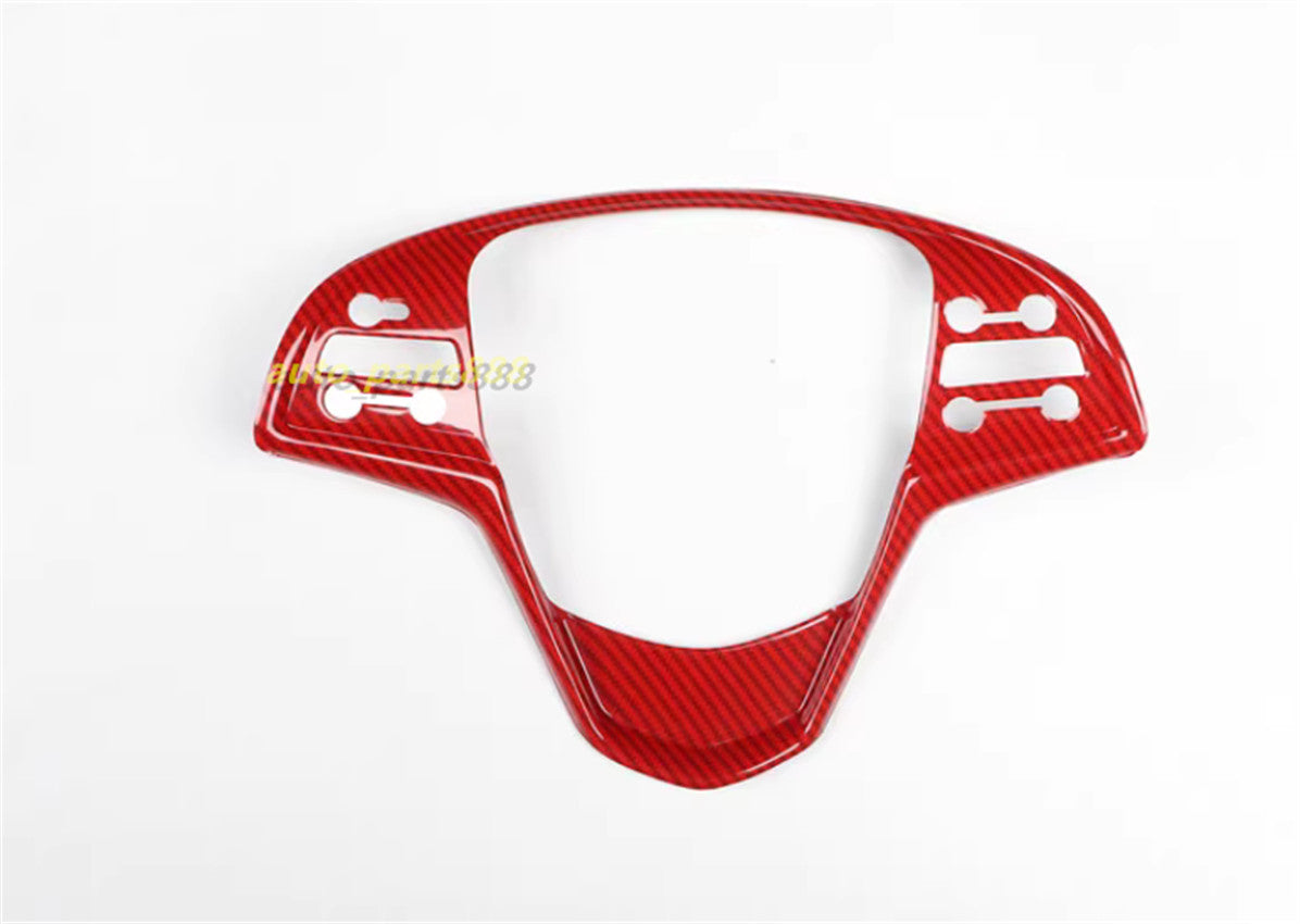 Red Carbon Fiber Interior Kit Molding Cover Trim for Cadillac ATS ATS-L 2014-17