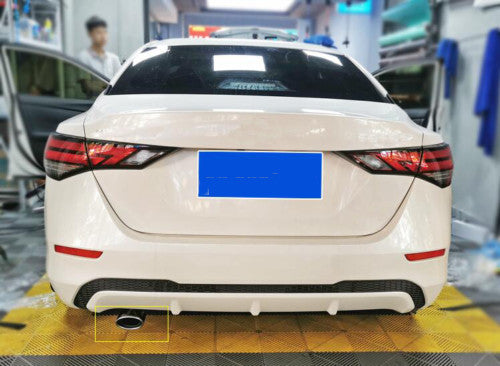 for Nissan Sentra 2020-2024 Silver Exhaust Muffler Tail Pipe Tip Tailpipe Trim