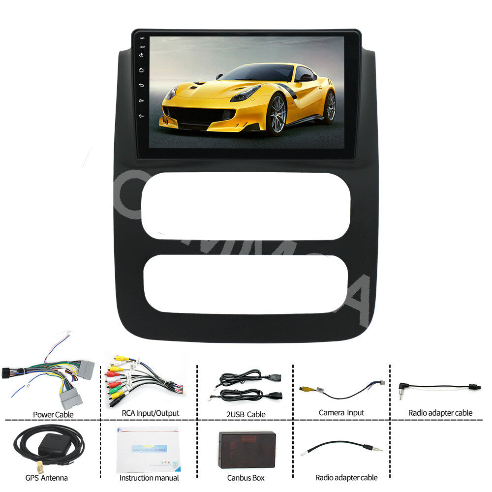 Fit For 2002-2005 for Dodge for Ram 1500 For CarPlay Android Auto Bluetooth Car Stereo