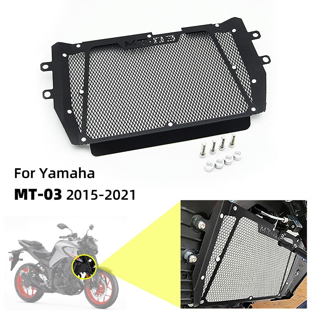 for Yamaha MT03 MT25 2015-2020 Motorbike Radiator Guard Grille Cover Protector