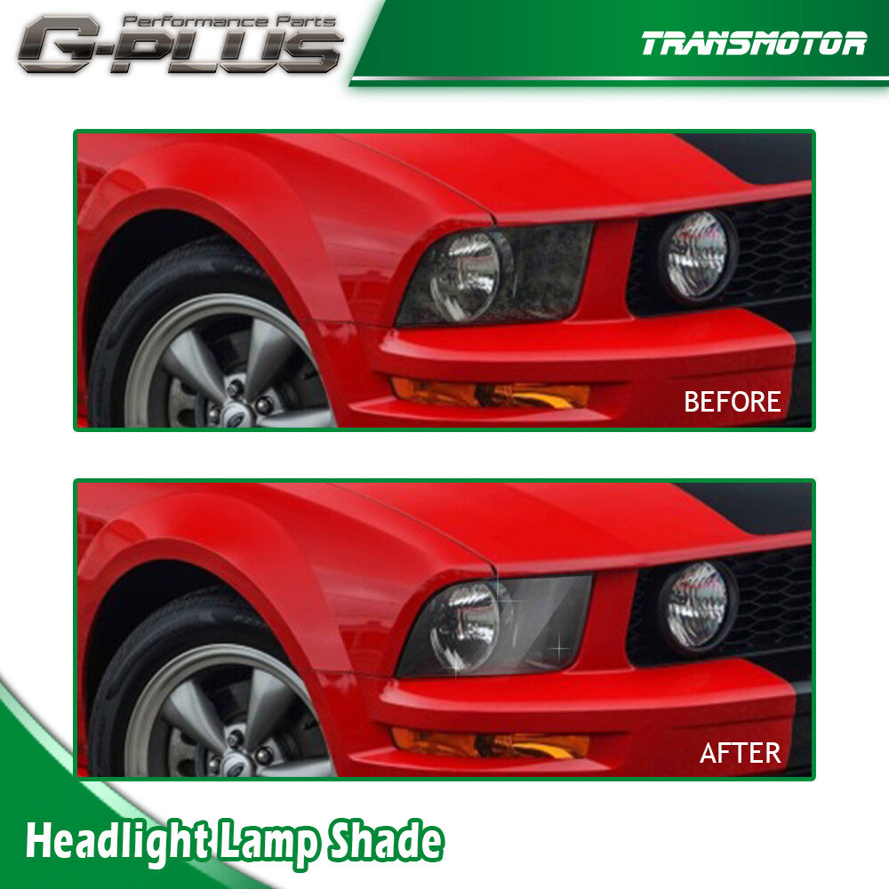 Replacement lenses for the smoke lights of 2005-2009 for Ford Mustangs (left + right fit)