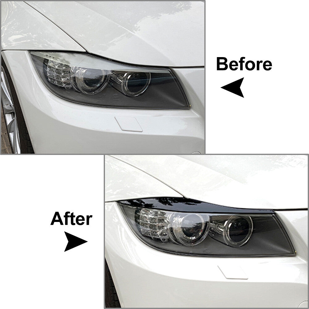 Headlight Eyelid Eyebrow Cover FIT for BMW 3 Series E90 E91 2006-2011