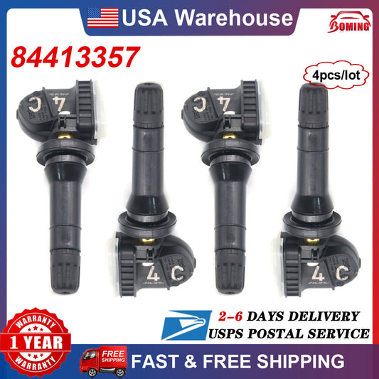84413357 TPMS tire pressure sensor is suitable for Chevrolet Malibu, for GMC , for Sierra 1500, and for Cadillac .