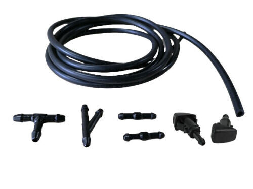 Universal Car Windshield Wiper Washer Squirter Nozzle Spray Jet Kit Fluid Hose
