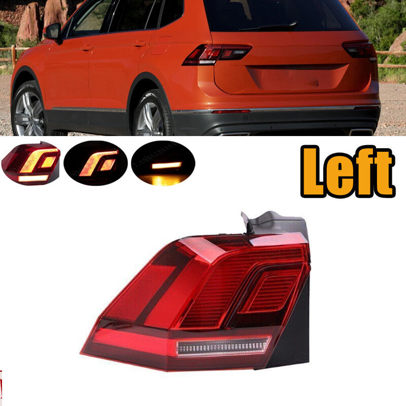 Left for VW for Tiguan 2017-2021 Tail Light Turn Signal Light Brake Light