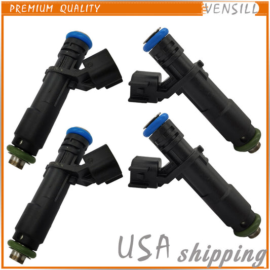 4PCS Fuel Injector 04593986AB for Chrysler 200 for Jeep Cherokee 14-18 Compass 2.4L