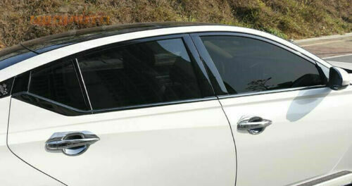 for Nissan Altima 2019-22 Gloss Black Steel Bottom Window Frame Sill Trim Cover