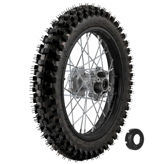 16-inch rear wheel, 90/100-16 tire + rim, suitable for Dirt Pit bicycles, large wheels for 125cc, 150cc, and 200cc models.