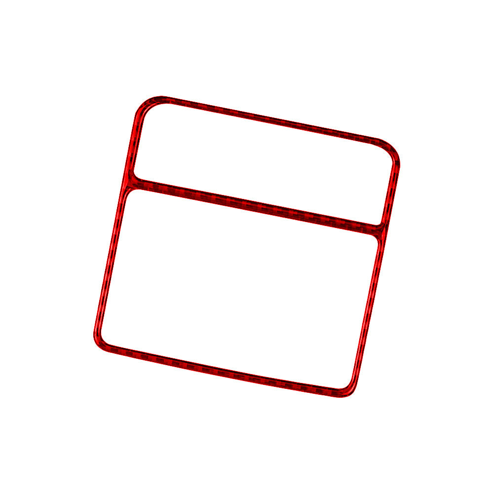 Red Rear for Seat Air Vent Outlet Frame Carbon Fiber Trim for VW for Golf 8 MK8 GTI 2021