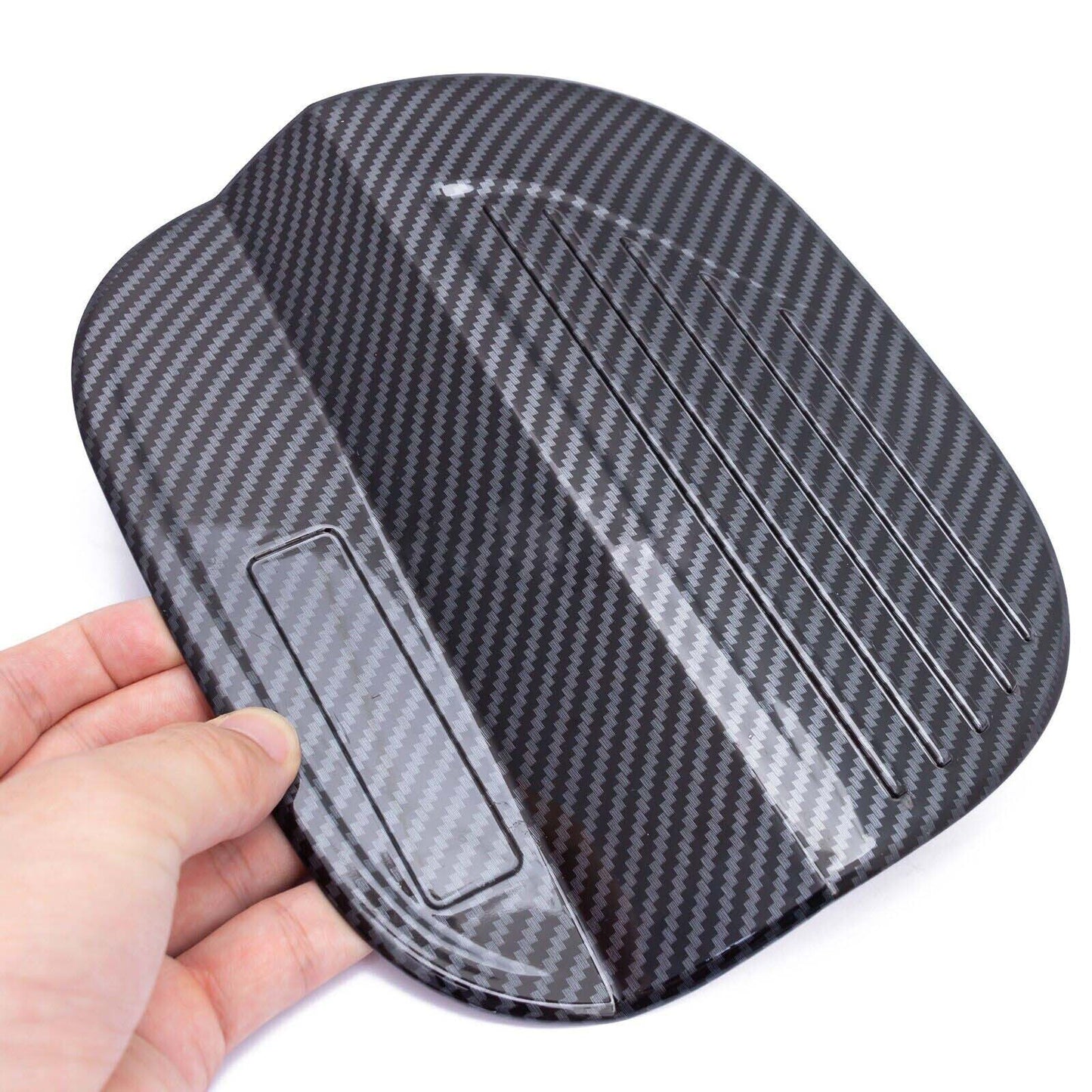 Carbon Fiber Fuel Tank Lid Cover Accessories For 2020-2022 for Hyundai Sonata