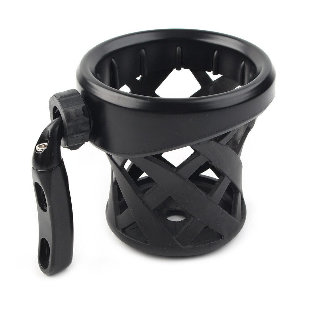 for Harley Motorcycle Handlebar Cup Holder Drink W/ Mesh Basket Mount Universal
