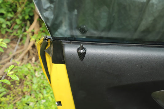 Car Door Lock Pin Trim Accessories for Chevrolet Camaro 2012-15 Carbon Fiber ABS