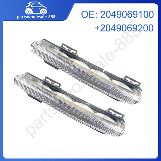 1 Pair ( L+ R ) LED Daytime Running Light Fog lights for Mercedes-Benz A B CLASS