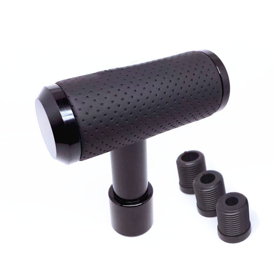 Car T Shape Aircraft Joystick Gear Shift Gear Shifter Stick Levers Head Black