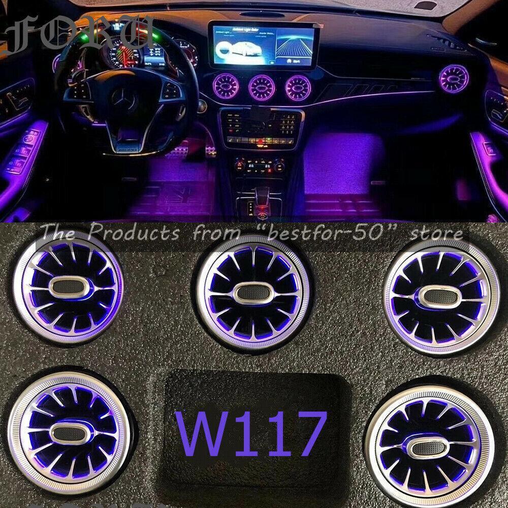 for Mercedes-Benz CLA-Class W117 Air Vents Outlet Interior Parts Ambient Light
