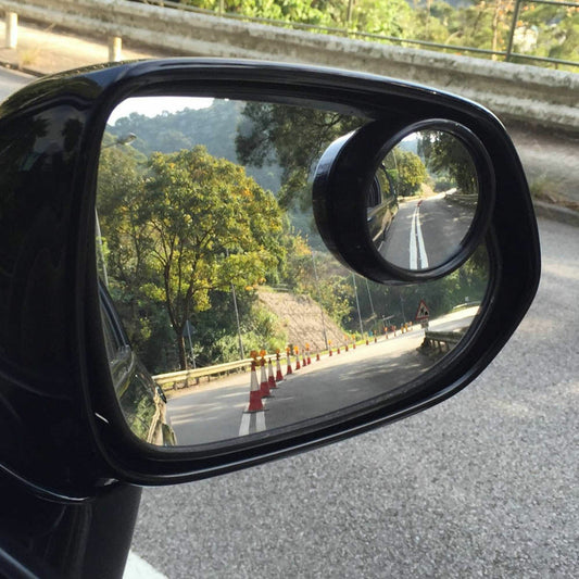 2x Side Parking Mirror Driver Side Blind Spot Wide Angle Round Fits for Nissan for BMW