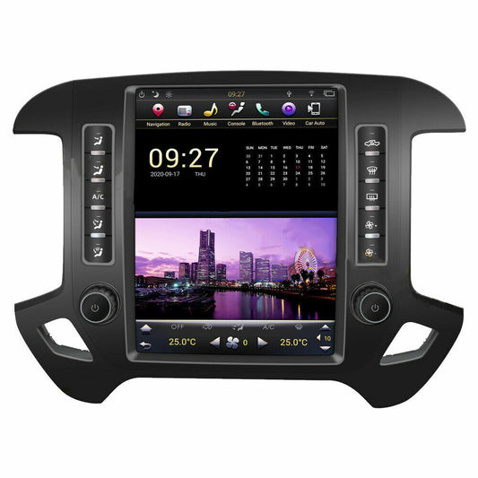 Android for Tesla Vertical Screen Radio for Chevrolet Silverado for GMC for Sierra 2014-2019