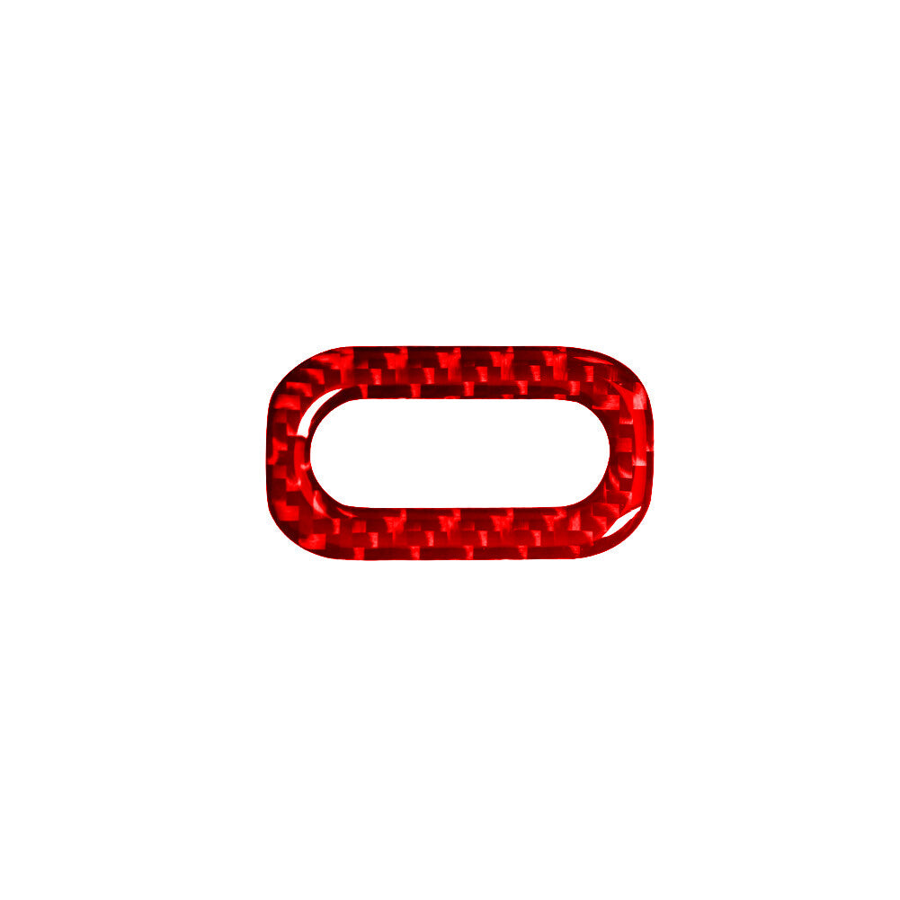 Red Carbon Fiber Memory Seats Surround Frame Trim for Dodge Durango 2014-2020