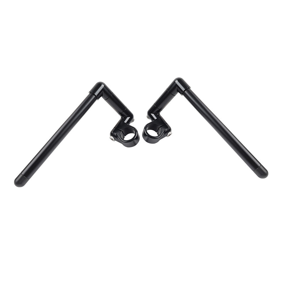 37MM Cafe Racer Bars 7/8 Motorcycle Universal Clip-On Handlebar Fork Tube