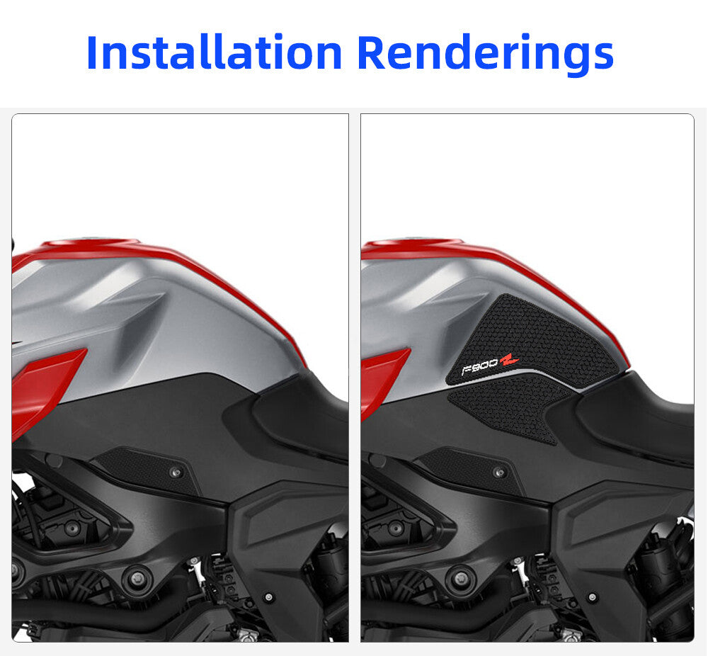 Motorcycle Side Fuel Tank Pad Sticker Grip Traction Decal for BMW F900R 2020