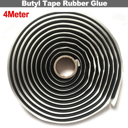 4M Butyl Tape Rubber Glue Roll Headlight Door LED Sealant Retrofit Reseal Strip
