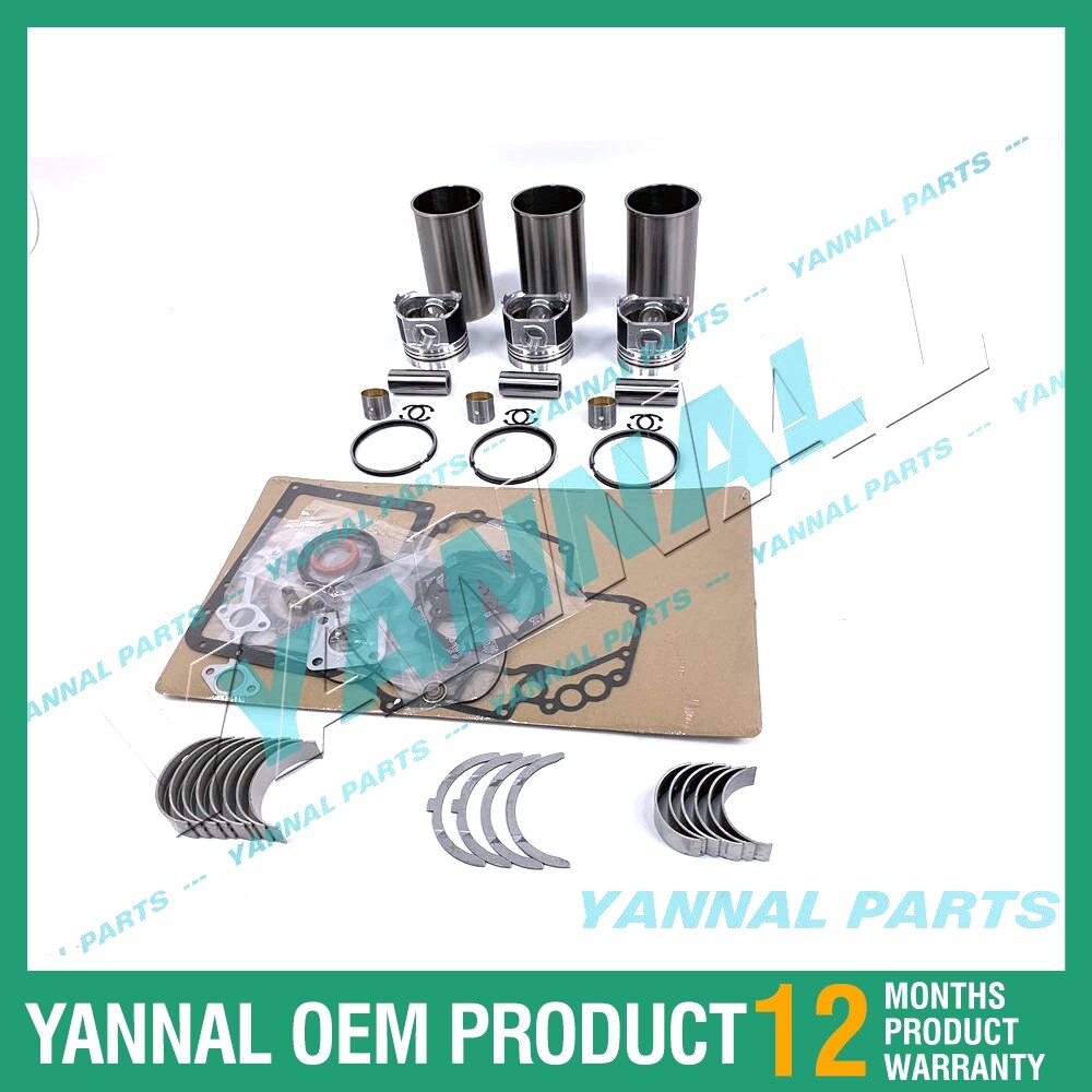 3TNM68 Overhaul and Rebuild Kit with Complete Shim and Bearing Kit for Yanmar Engines