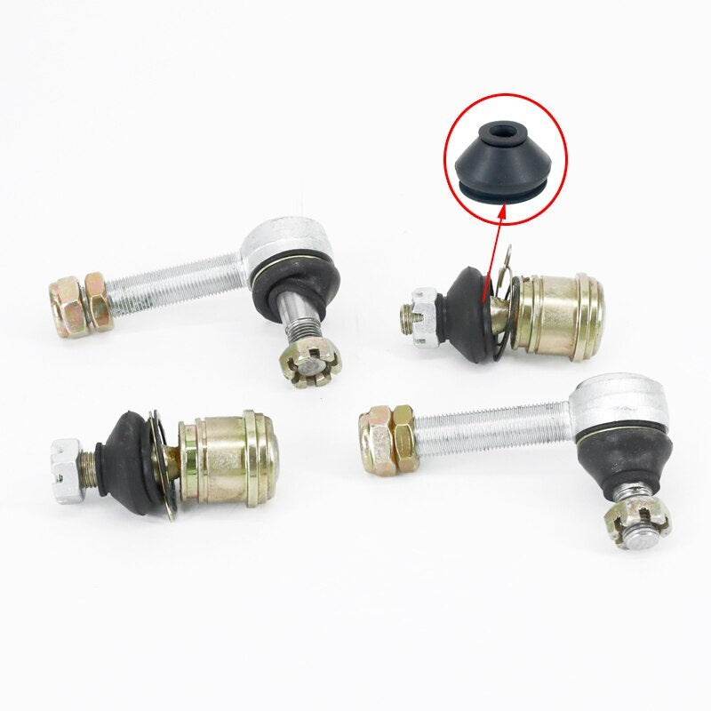 4pcs Turn to rod Arm Ball Head Dust Protection Rubber Cover UTV ATV Quad Go kart