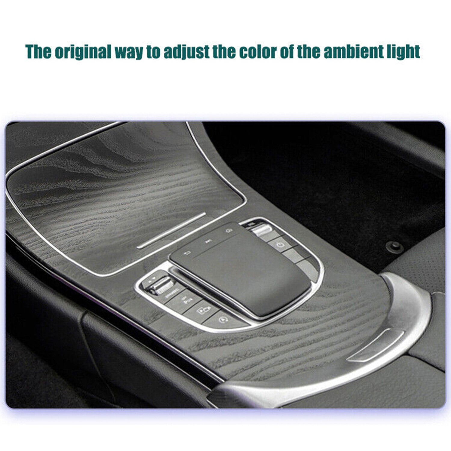 12/64 colors for Co -pilot Ambient Light Atmosphere Lamp for Mercedes-Benz W205| X253