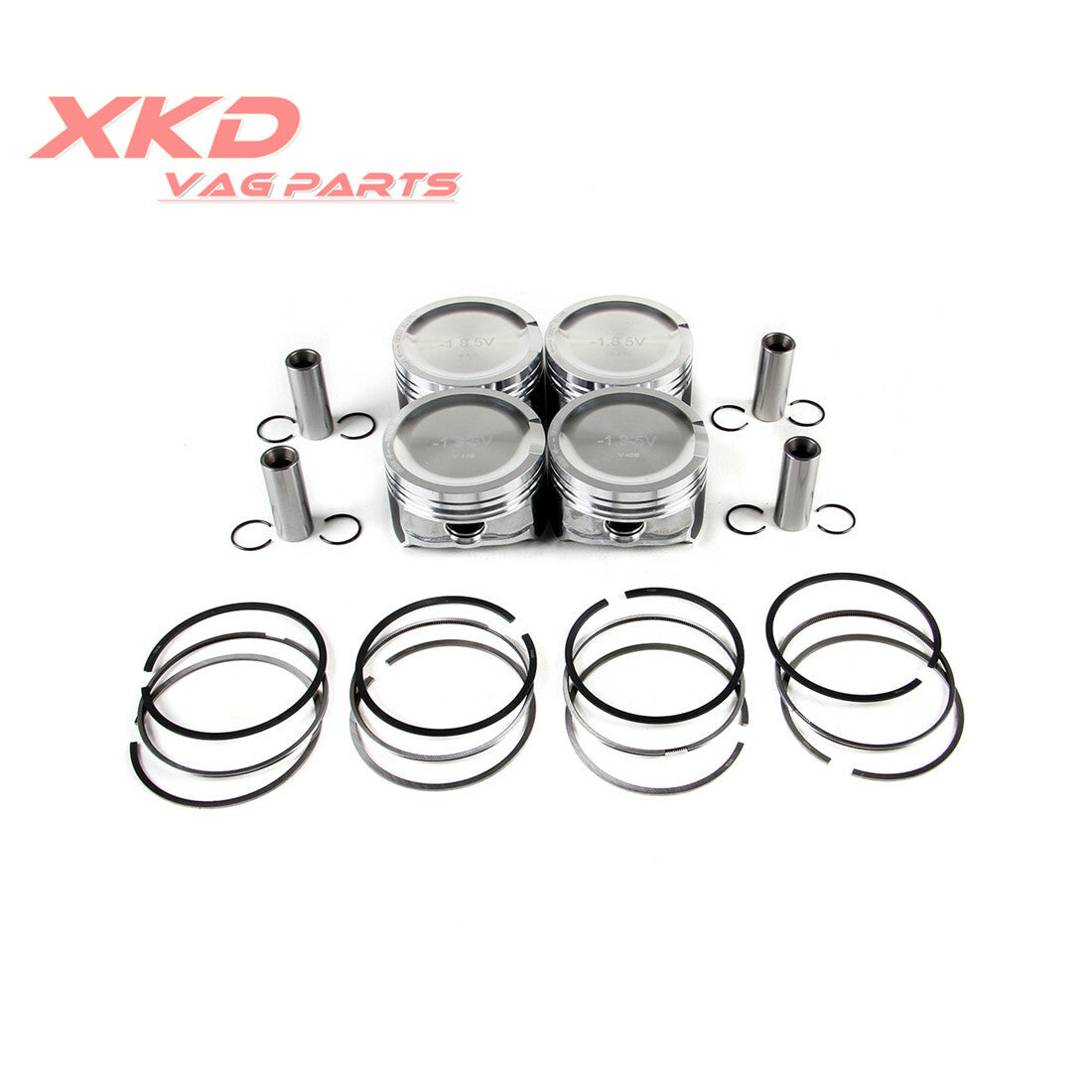 4-piece AWM AWP pistons and rings for Audi A4, A3, for Volkswagen Beetle, for Golf GTI, for Jetta , for Passat 1.8T.